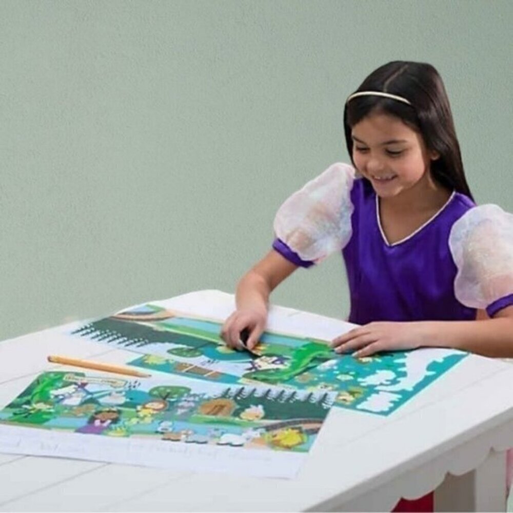 Create & Write Fairy Tale Giant Sticker Scenes - 12 Pc.